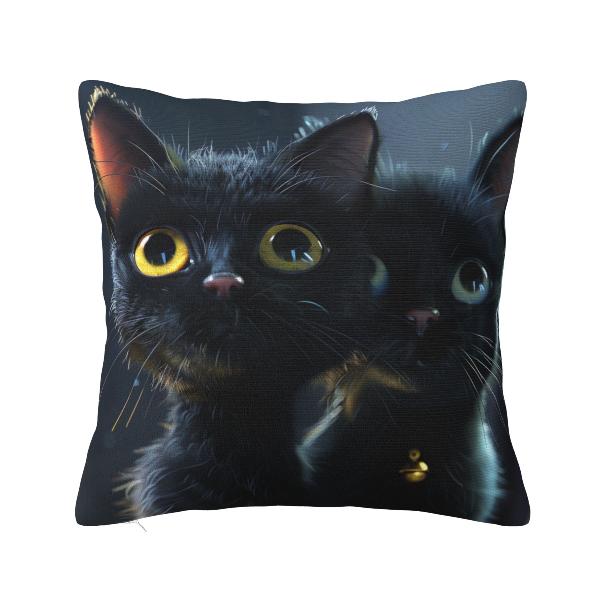 black-twin-cats-print-pillow-cover